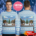 Minecraft Merch Steve Snow Man Merry Christmas 2026 Minecraft Ugly Sweater Gifts For Dudes - Merchluma
