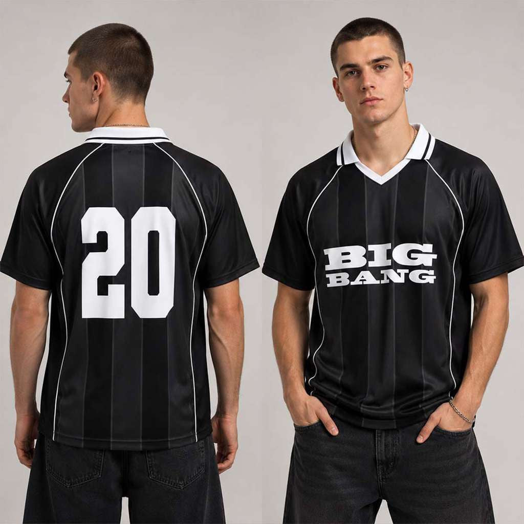 BigBang 2026 2027 World Tour XX Cosmos V-Neck Polo Jersey BigBang Merch Gifts For Fans - Merchluma