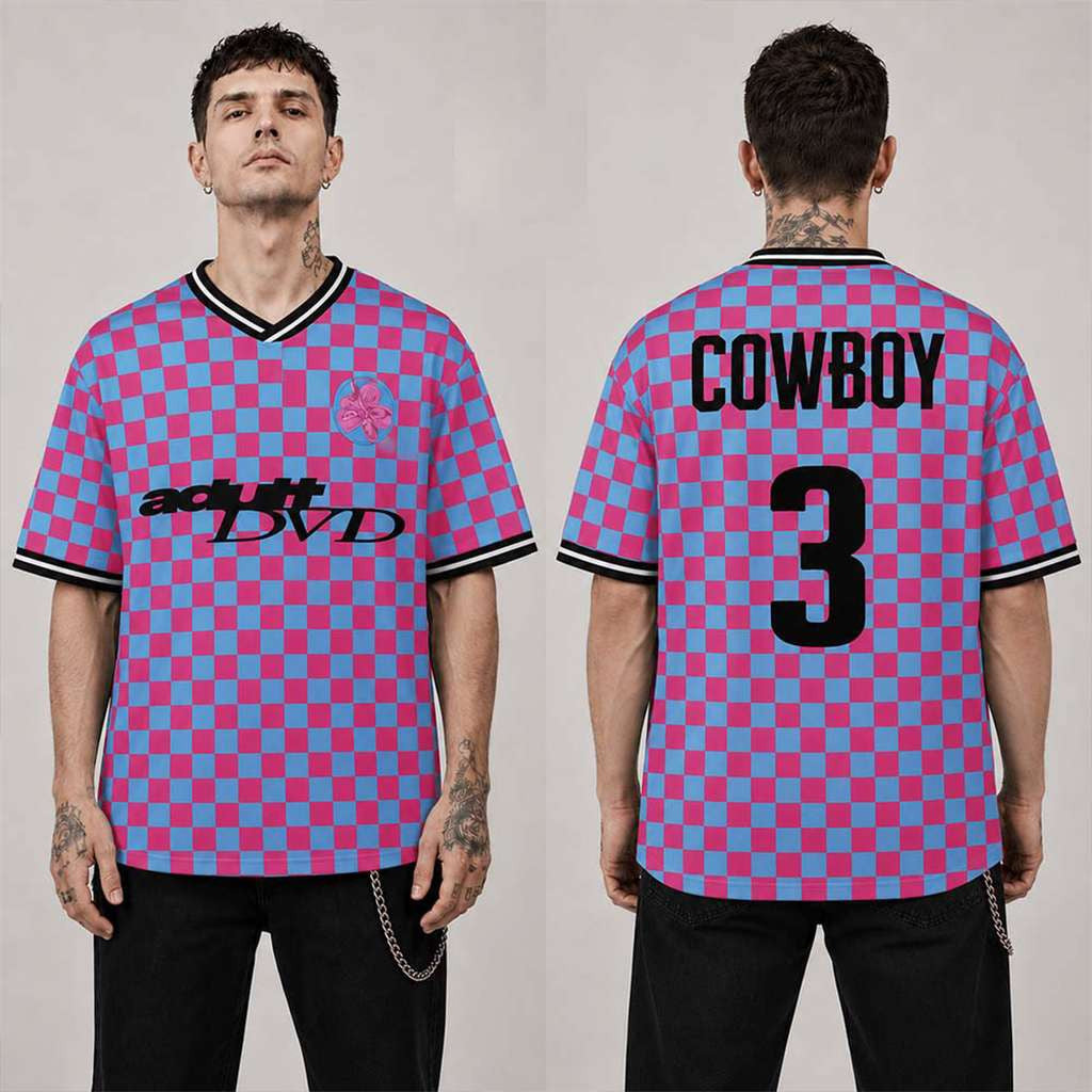 Adult DVD Cowboy on Aisle 3 Football Jersey Adult DVD Band Merch Unique Gifts For Music Lovers - Merchluma