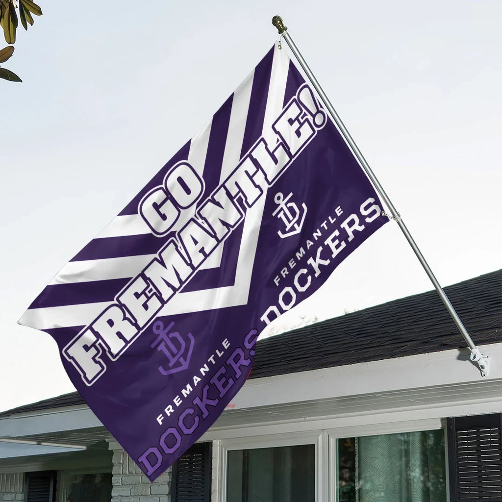 Fremantle Dockers Merch 2026 Go Fremantle Flag Home Decor Ideas Gift For Football Fans - Merchluma