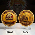 Indian Motorcycle 125th Anniversary Coin Born To Ride Coin Gifts For Motorbike Riders - Merchluma
