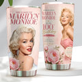 Marilyn Monroe 100th Anniversary Tumbler 2026 Marilyn Monroe Merch Present For Fans - Merchluma