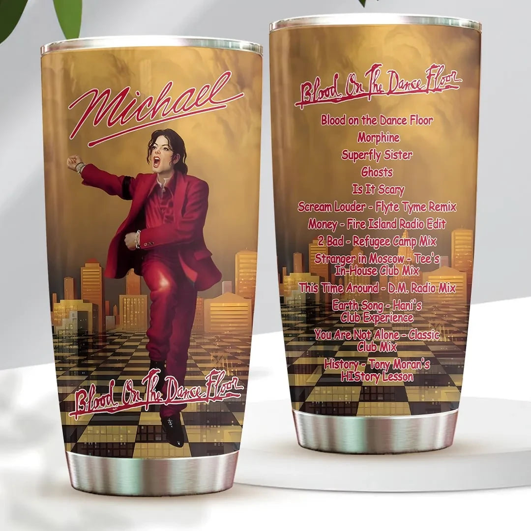 Michael Jackson Blood On The Dance Floor Tumbler Michael Jackson Merch Gift For Fans - Merchluma