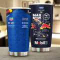 Red Bull Racing X Max Verstappen Tumbler Cup Formula 1 Merch Present For Racing Lovers - Merchluma