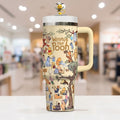 Winnie The Pooh Storybook Bear Tumbler Woodland Friends Travel Cup Cute Forest Animal Gifts - Merchluma