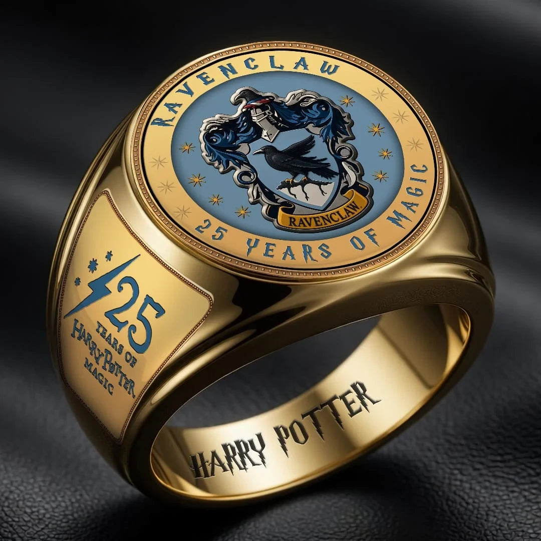 Harry Potter 25 Years Of Magic Merch Ravenclaw Ring Harry Potter Merch Movie Lover Gifts - Merchluma