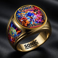 Sonic The Hedgehog 35th Anniversary Ring Sonic The Hedgehog Merch Useful Gift For Son - Merchluma