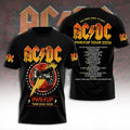 ACDC Merch PWRD UP Tour 2024 2026 ACDC T-Shirt Gifts For Music Lovers - Merchluma
