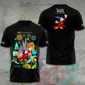 D23 Event 2026 Sorcerer Mouse Castle Fireworks Graphic T-Shirt D23 Merch Fans Gifts - Merchluma