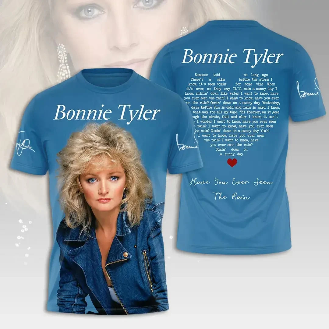 Bonnie Tyler Have You Ever Seen The Rain T-Shirt Bonnie Tyler Merch Gift Ideas For Music Lovers - Merchluma