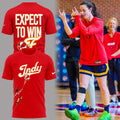 Caitlin Clark Expect To Win Shirt Red Indiana Fever Merch Gift For Basketball Lover - Merchluma