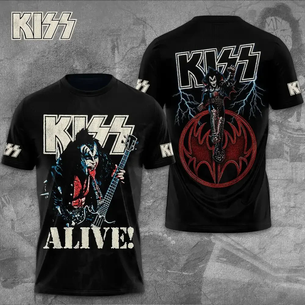 KISS Band Members Retro Rock And Roll T-Shirt for Fans KISS Merch Gifts For Brother - Merchluma