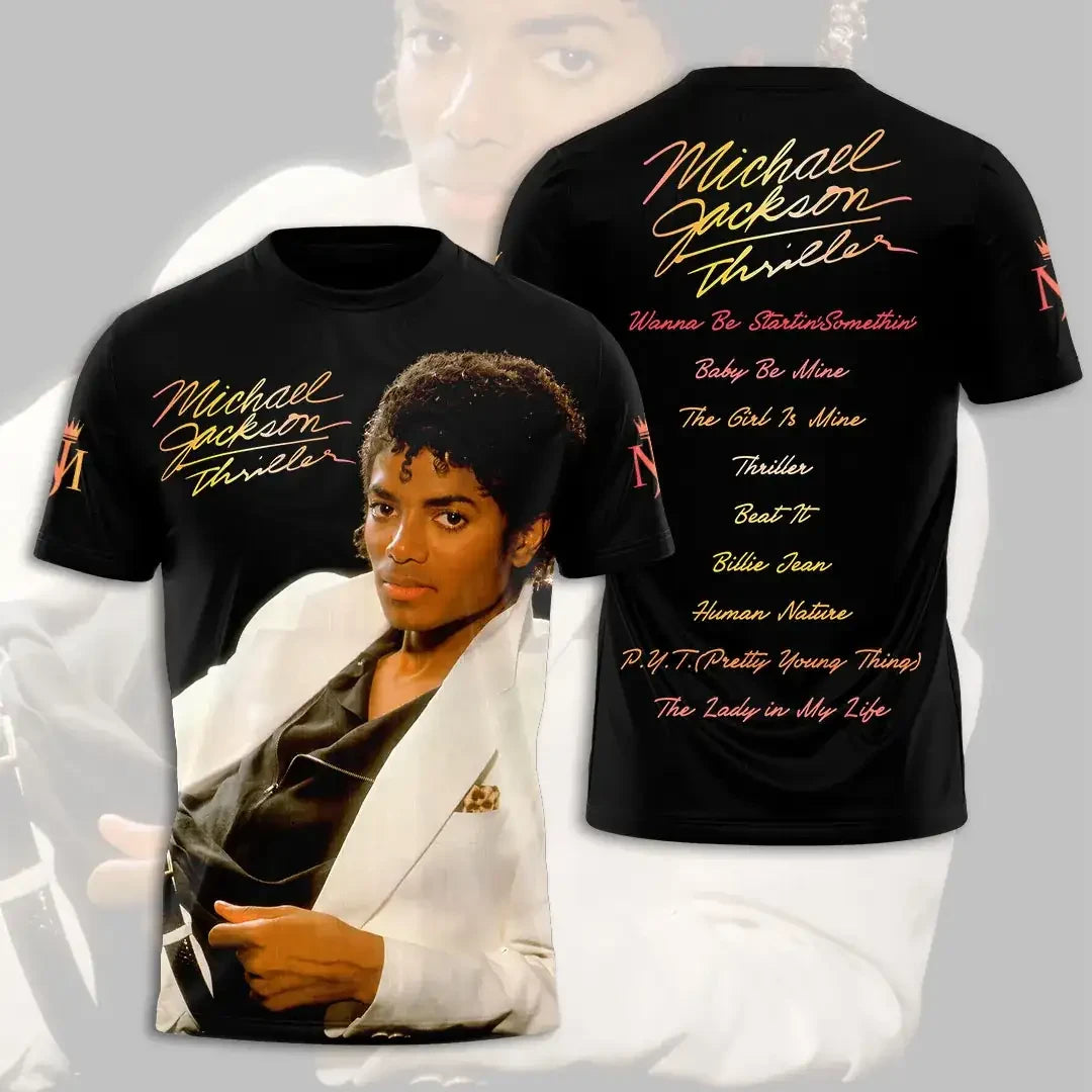 Michael Jackson Merch 2026 Wanna Be Startin Somethin Baby Be Mine T-Shirt Fans Gifts - Merchluma