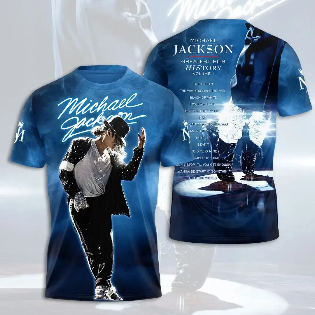 Michael Jackson Merch 2026 Greatest Hits History Volume I Michael Jackson T-Shirt Music Fan Gifts - Merchluma