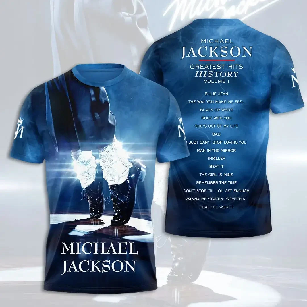 Michael Jackson Merch 2026 Greatest Hits History Volume I T-Shirt Music Lovers Gifts - Merchluma