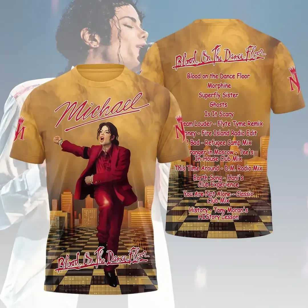 Michael Jackson Merch 2026 Blood On The Dance Floor T-Shirt Gifts For Music Fans - Merchluma