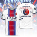 Paris Saint-Germain 2026 UEFA Super Cup Winners Shirt Paris Saint-Germain Merch White - Merchluma