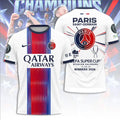 Paris Saint-Germain Merch 2026 UEFA Super Cup Winners Shirt Present For Husband - Merchluma