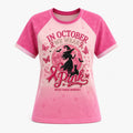 Witch In October We Wear Pink Breast Cancer Awareness Shirt Halloween Gift For Her - Merchluma