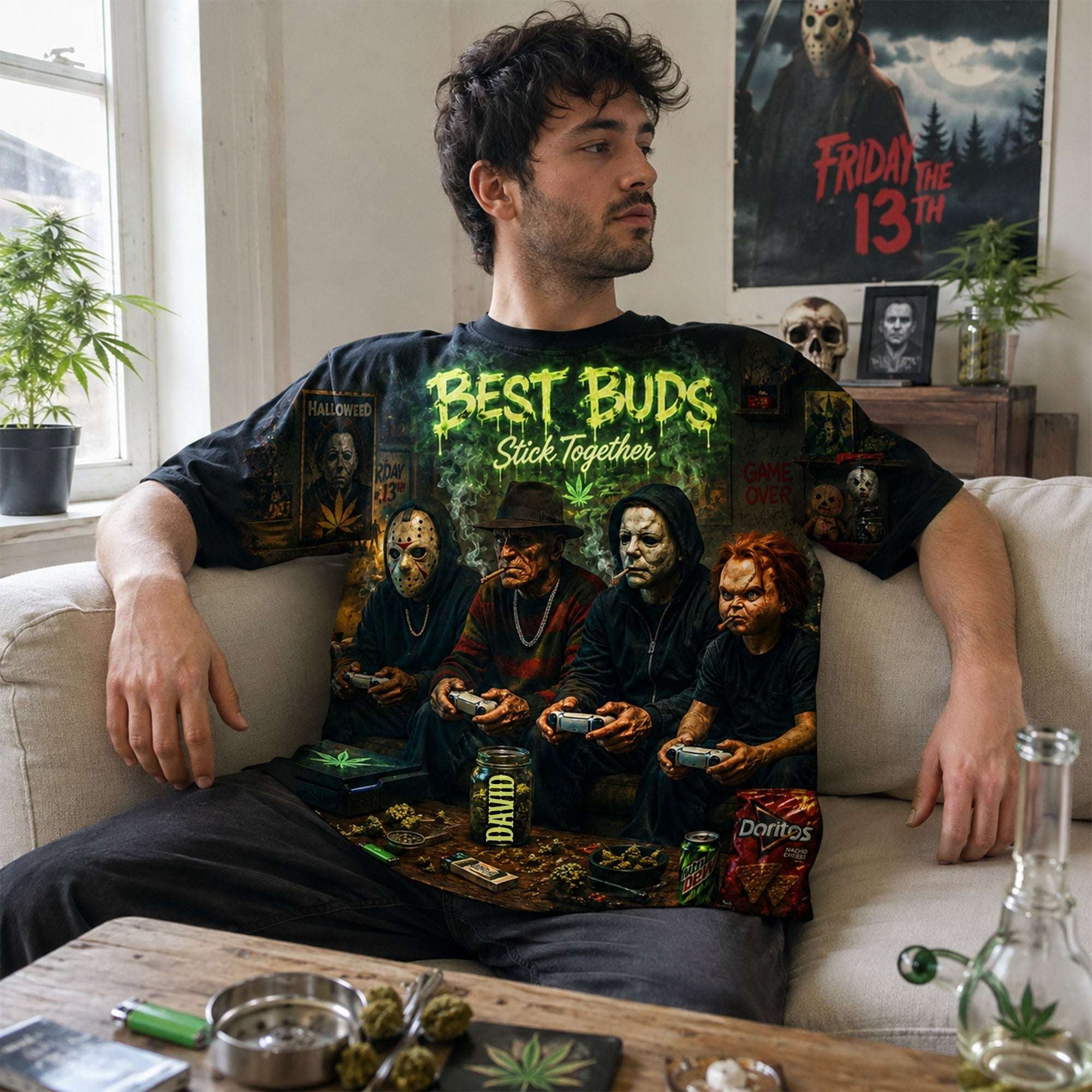 Personalized Best Buds Stick Together Shirt Dope Gang Merch Gifts For Friends - Merchluma