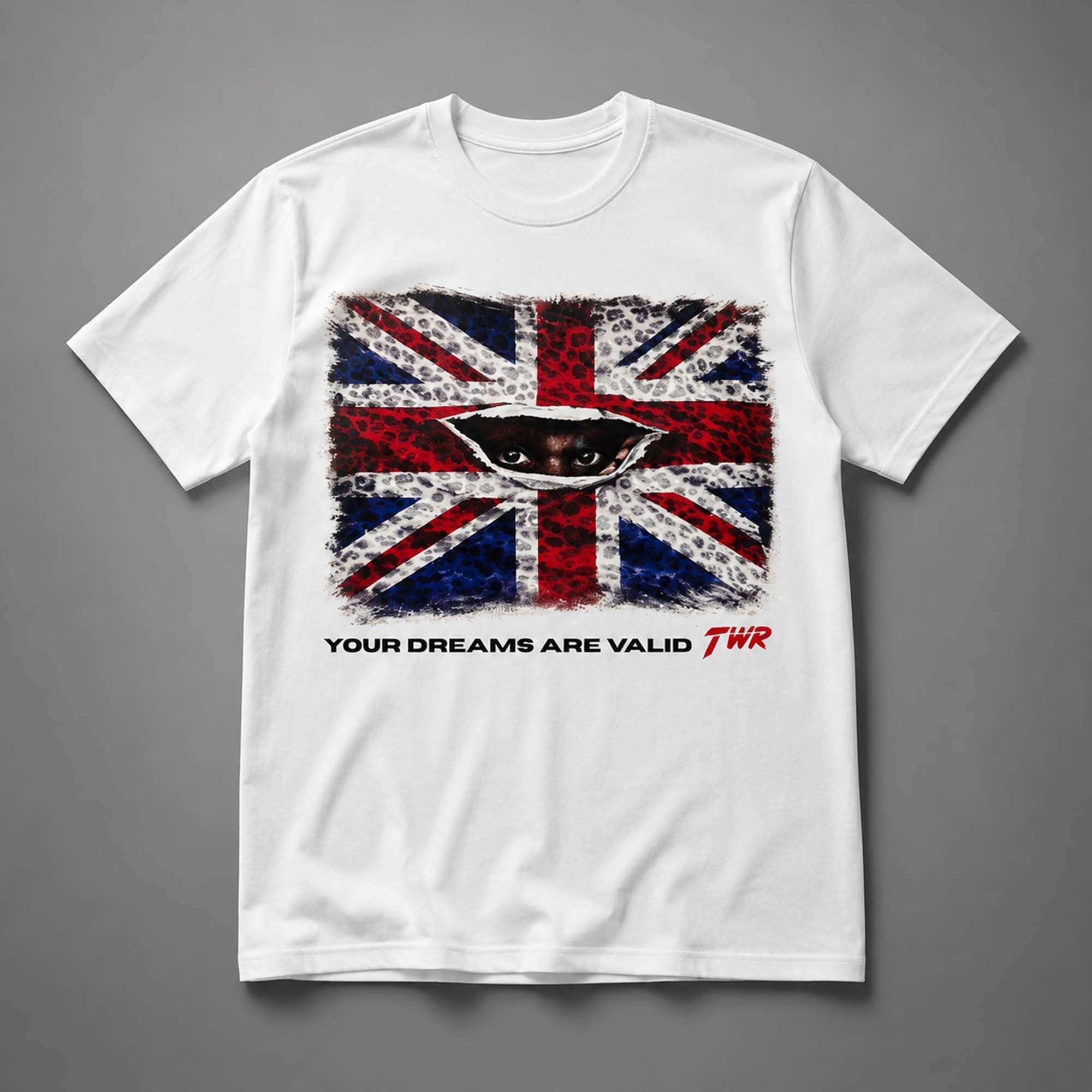 Your Dreams Are Valid Shirt British Flag Motivational T-Shirt Gifts For Friends - Merchluma