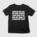 Genders Are Like The Twin Towers There Used To Be Two Shirt 911 Never Forget T-Shirt Dad Gifts - Merchluma
