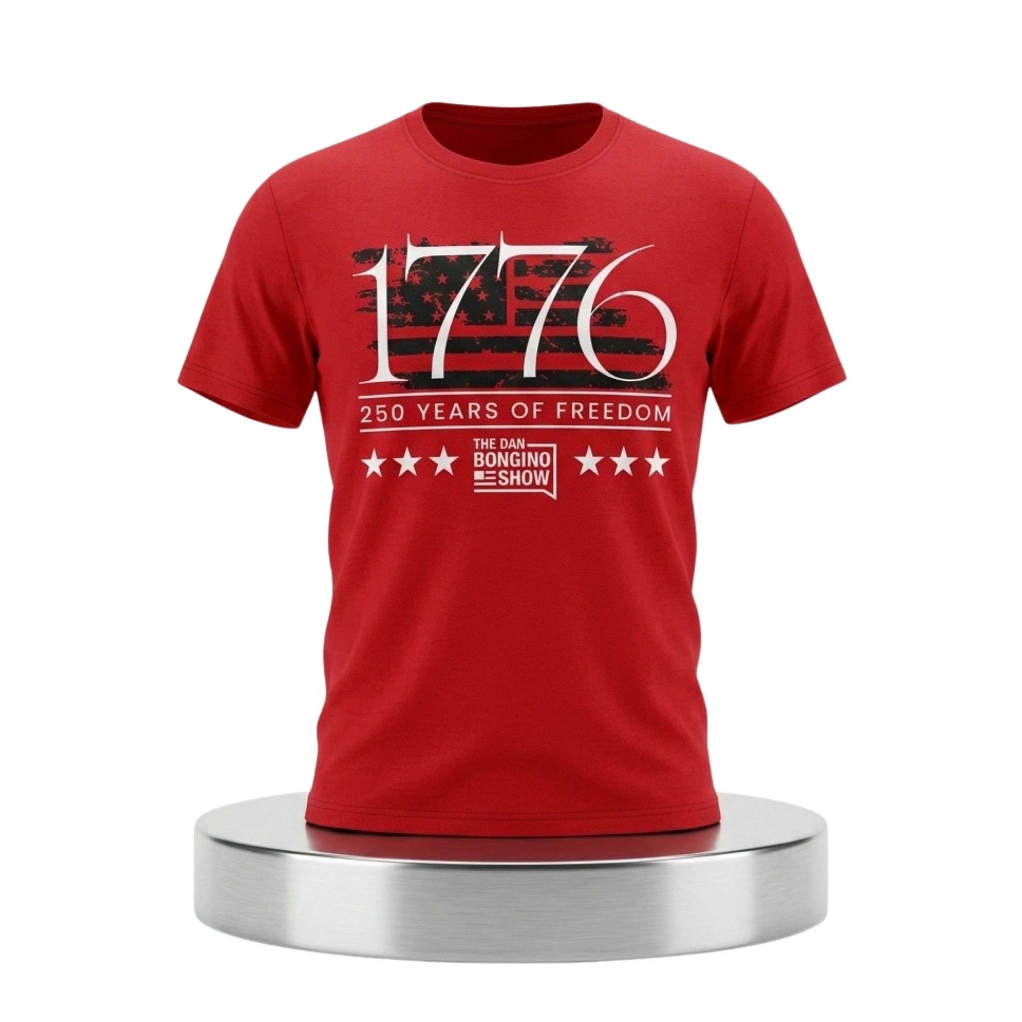 Dan Bongino 1776 250 Years Of Free Dom Shirt Dan Bongino Merch Gifts For Patriots - Merchluma