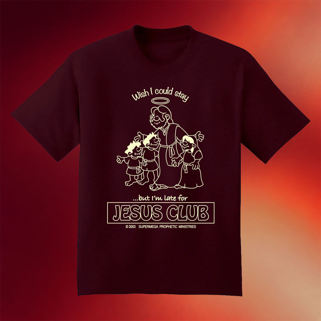 Funny Brothers Merch 2026 Jesus Club T-Shirt SuperMega Merch Best Gift For Christian - Merchluma