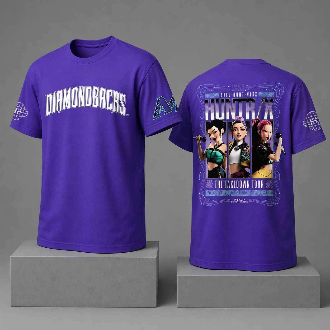 Diamondbacks KPop Demon Hunters Shirt 2026 Arizona Diamondbacks Merch Gifts For Her - Merchluma