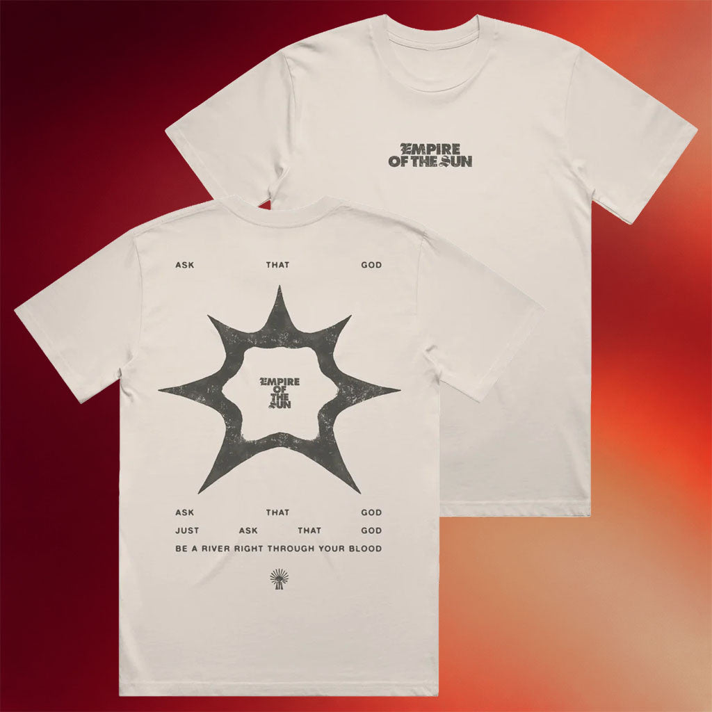 Empire Of The Sun Merch 2026 Ask That God Lyric T-Shirt Best Gift For EDM Fans - Merchluma