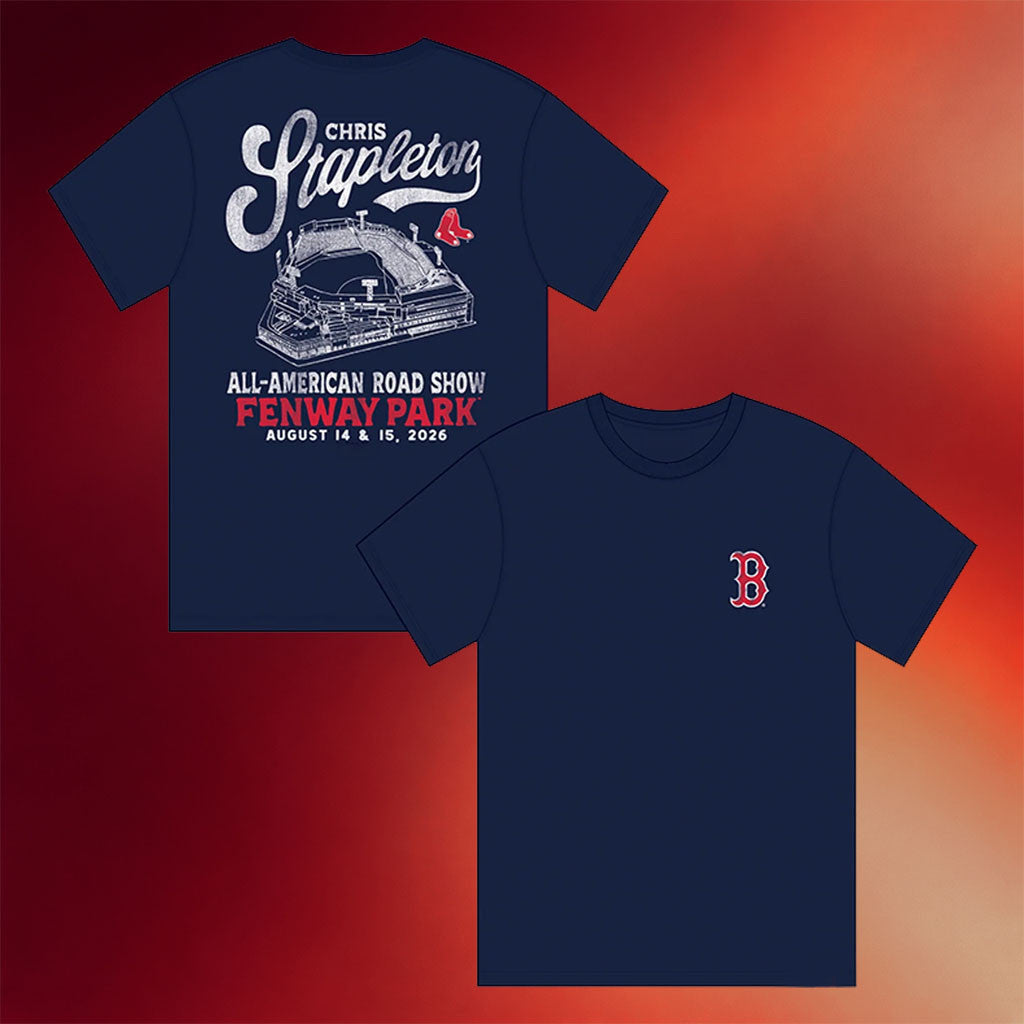 Chris Stapleton Merch 2026 Boston Stadium Series T-Shirt Chris Stapleton Tour Merch Fan Gear - Merchluma