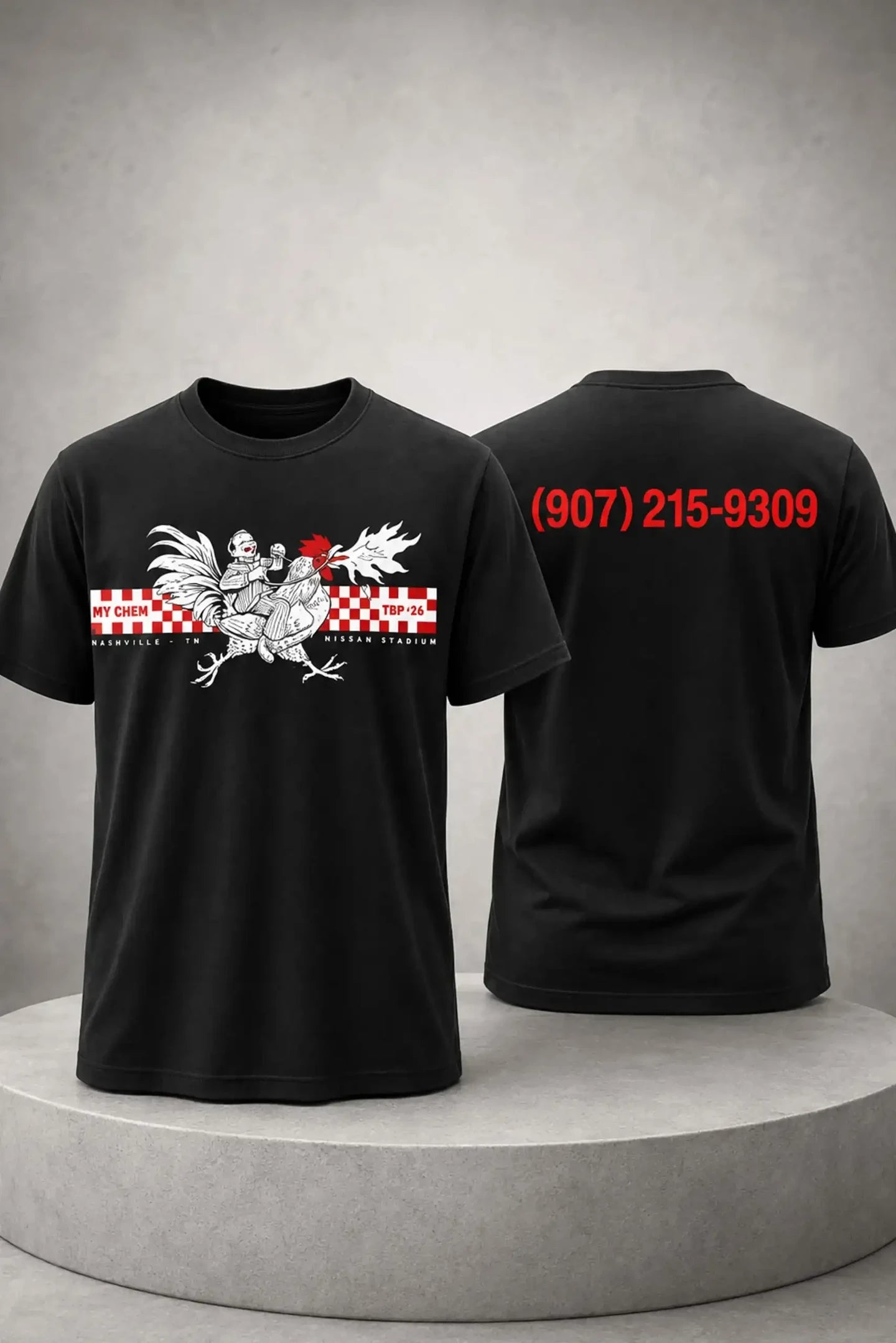 My Chemical Romance Nashville 2026 Hot Chicken Concert Shirt My Chemical Romance Merch - Merchluma