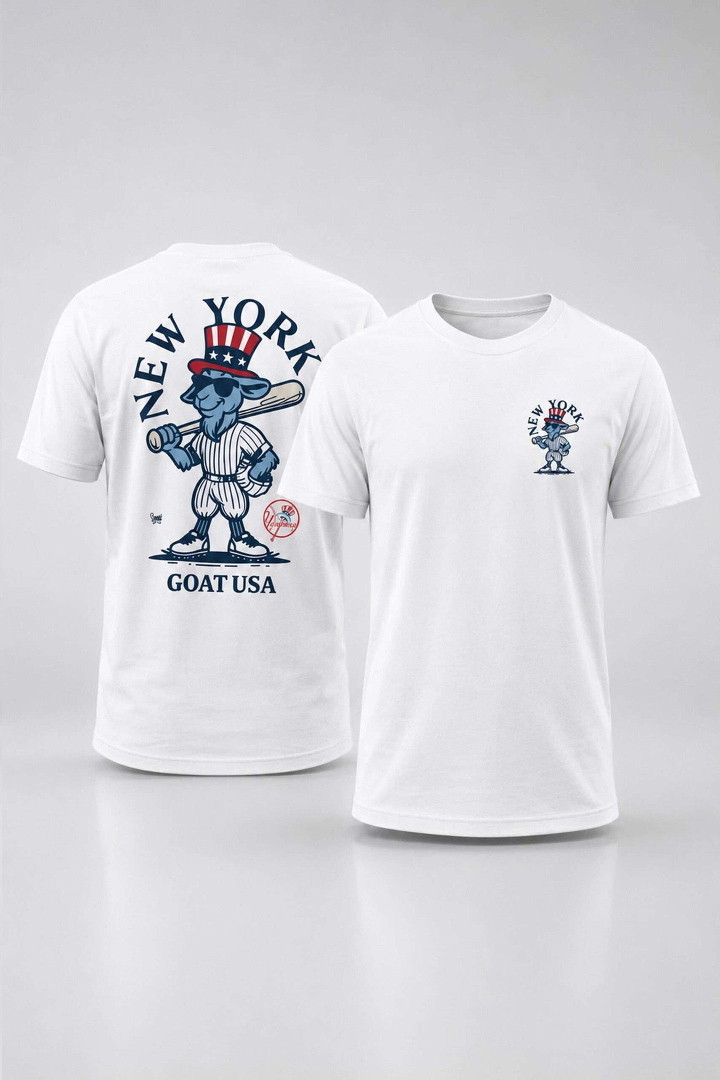 2026 NY Yankees Goat USA Shirt New York Yankees Merch Unique Gifts For Baseball Fans - Merchluma