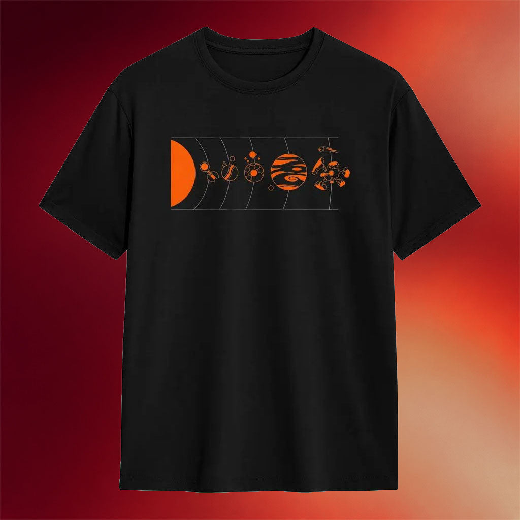 Outer Wilds Merch 2026 Vintage Solar System T-Shirt Gift Idea For Video Game Lover - Merchluma