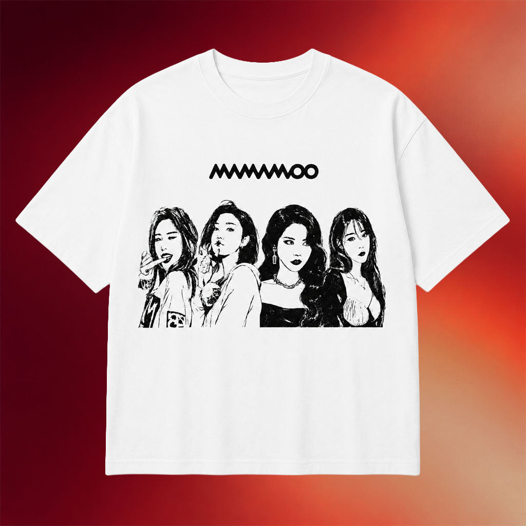 Mamamoo Merch 2026 Mamamoo 4WARD World Tour 2026 T-Shirt Concert Outfit Kpop Fan Apparel - Merchluma