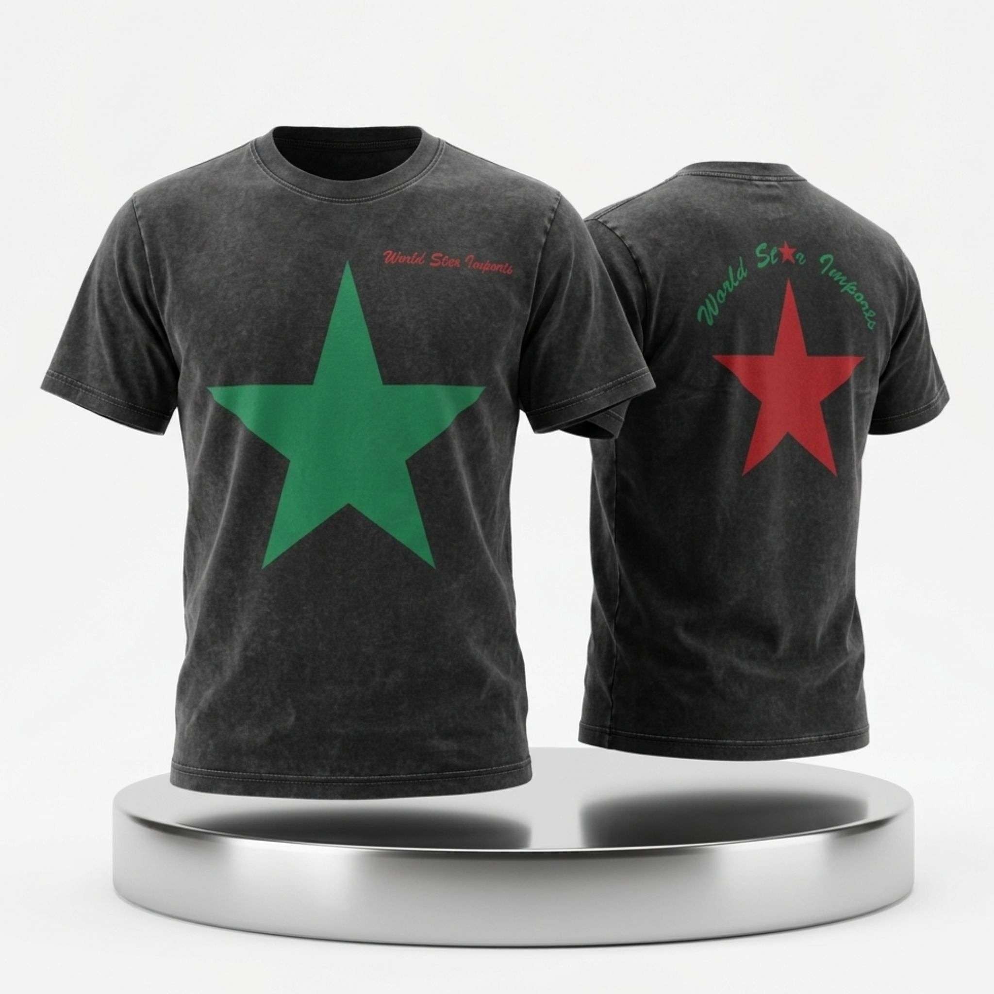 Justin Bieber World Star Imports Star Wash T-Shirt Justin Bieber Merch Gifts For Music Lovers - Merchluma