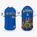 2026 Dodgers Salvadoran Heritage Jersey Los Angeles Dodgers Merch Gifts For Baseball Lovers - Merchluma