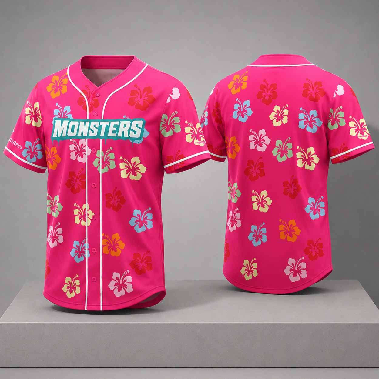 Mud Monsters Breast Cancer Awareness Night Jersey 2026 Mississippi Mud Monsters Merch Fan Gear - Merchluma