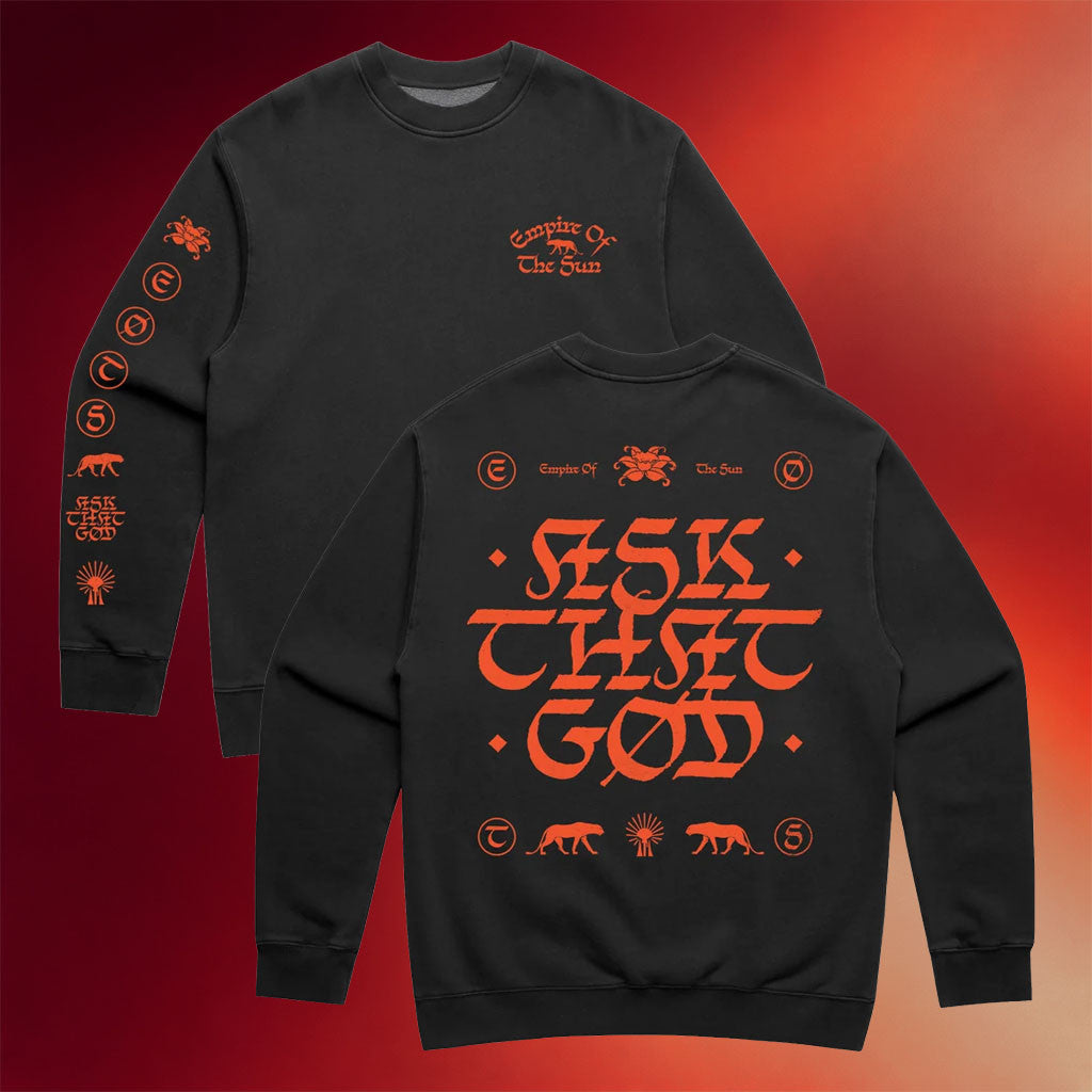 Empire Of The Sun Merch 2026 Ask That God Crewneck Sweatshirt Gift For EDM Fans - Merchluma