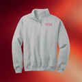 Phi Mu Merch 2026 Phi Mu Quarter Zip Sweatshirt Gift Ideas For Girlfriend - Merchluma