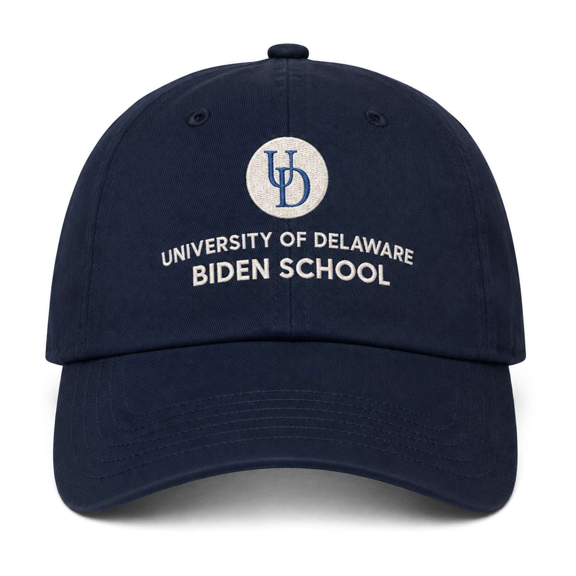 Joe Biden University of Delaware Biden School Hat Embroidered Joe Biden Merch Dad Gifts - Merchluma