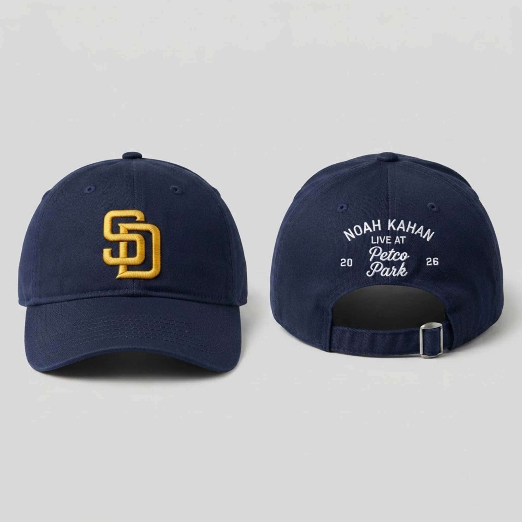 2026 Noah Kahan x San Diego Padres Hat Embroidered Noah Kahan Merch Gifts For Brother - Merchluma