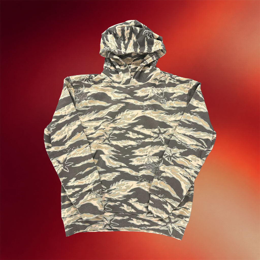 God's Hate Merch 2026 God's Hate Samurai Camo Hoodie Music Related Gifts For Guys - Merchluma