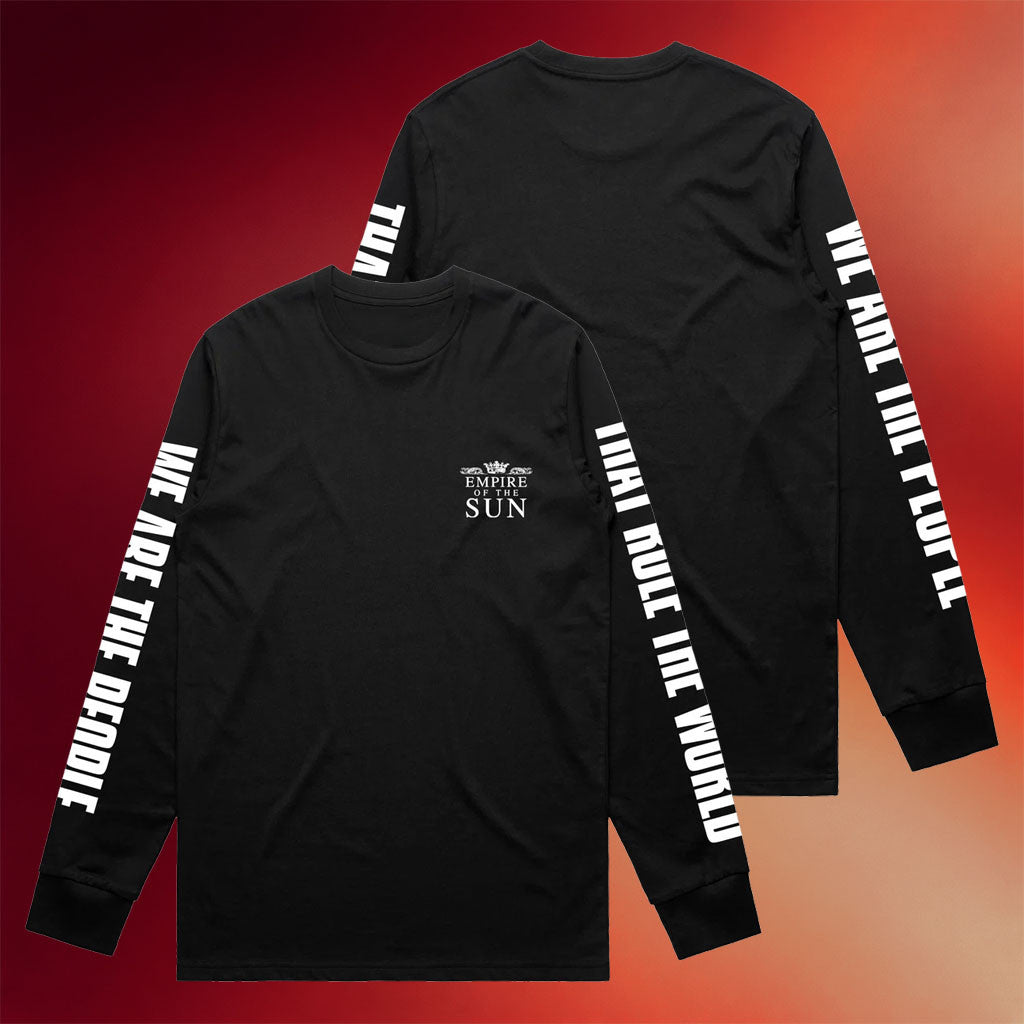 Empire Of The Sun Merch 2026 We Are The People Black Long Sleeve T-Shirt Best Gift For Fans - Merchluma