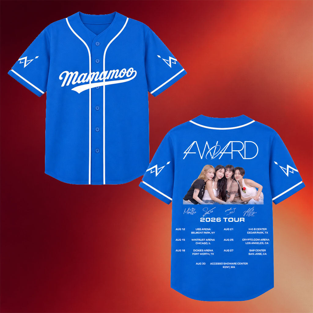Mamamoo Merch 2026 Mamamoo 4WARD 2026 World Tour Jersey Mamamoo Concert Outfit Kpop Gear - Merchluma