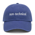 Non Technical Hat Embroidered Birthday Present For Him - Merchluma