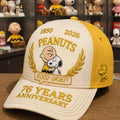 Peanuts 76 Years Anniversary Hat Good Grief Baseball Cap Peanuts Merch 2026 Gift For Son - Merchluma
