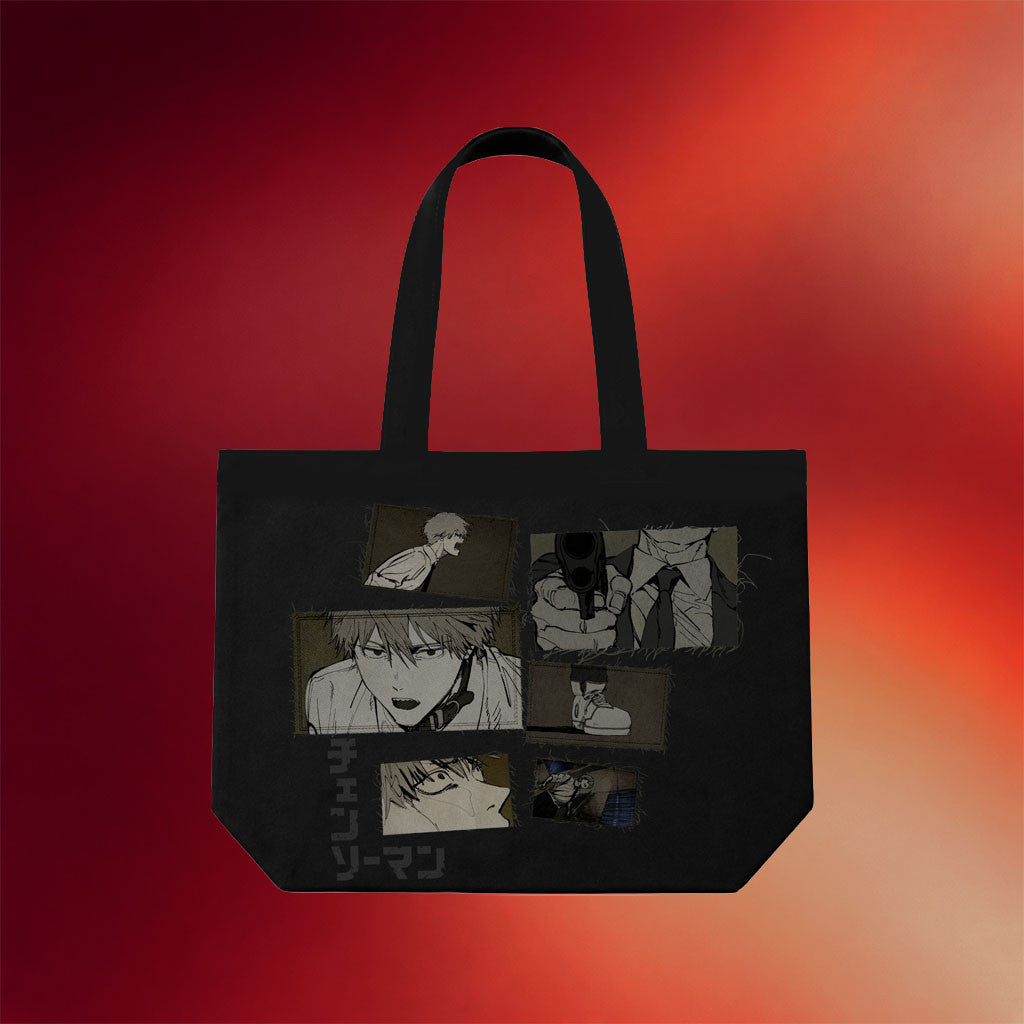 Crunchyroll Chainsaw Man Merch 2026 Chainsaw Man Denji Tote Bag Gift Ideas For Manga Fans - Merchluma