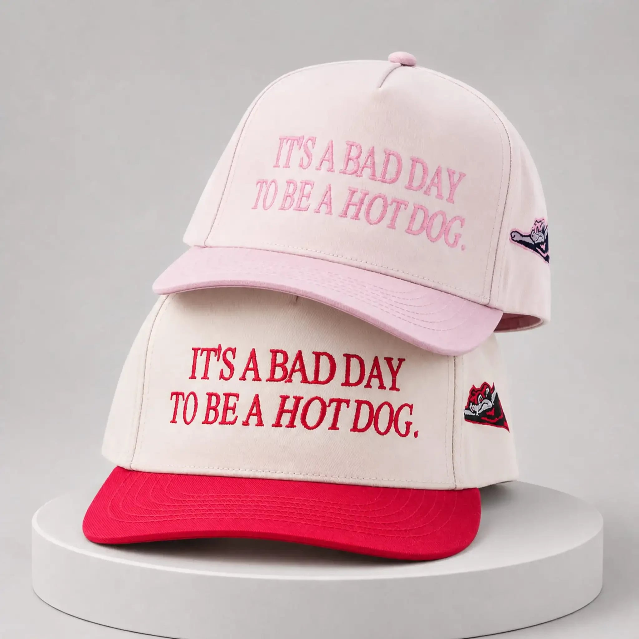 Richmond Flying Squirrels It's A Bad Day To Be A Hot Dog Hat Embroidered Squirrels Merchandise - Merchluma