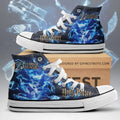 Harry Potter 25th Anniversary High Top Shoes Harry Potter Merch Gift Ideas For Fantasy Lovers - Merchluma